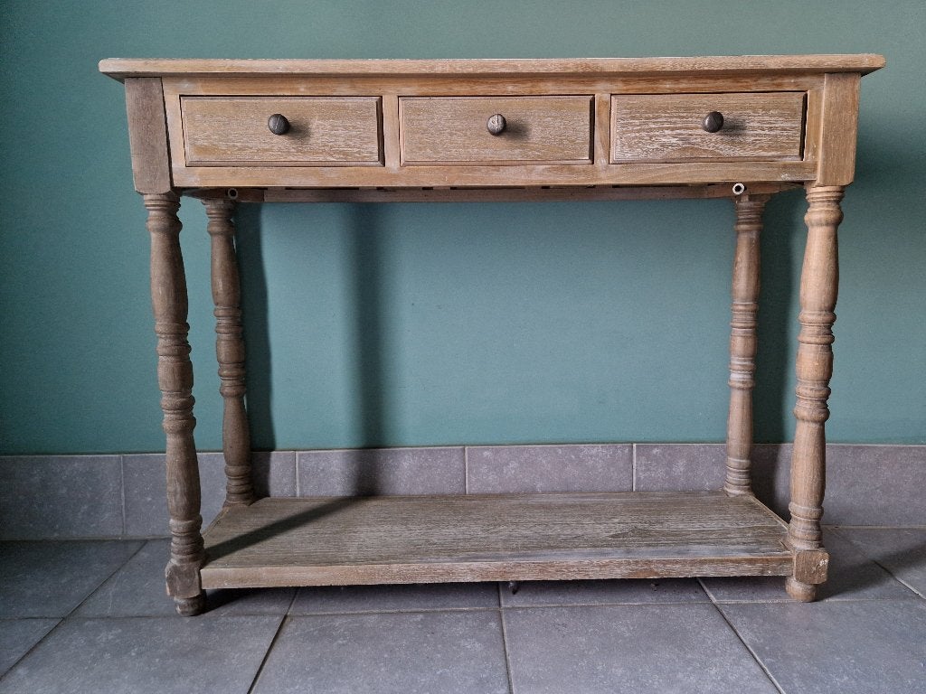 Table d'appoint rurale en bois, Maison & Meubles, Tables | Dessertes, 25 à 50 cm, 50 à 100 cm, Landelijk, Enlèvement