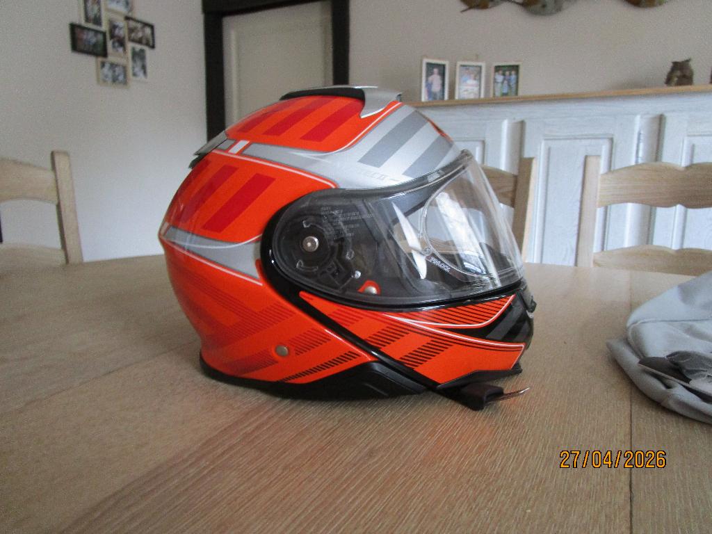 Casque Shoey neotec II, Motos, M, Seconde main, Enlèvement, Shoei