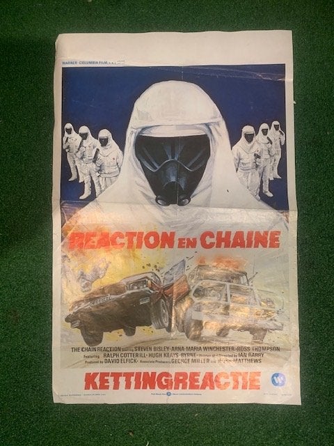 Filmposter Reaction en chaine, Deurposter of groter, Ophalen of Verzenden, Film en Tv, Rechthoekig Staand
