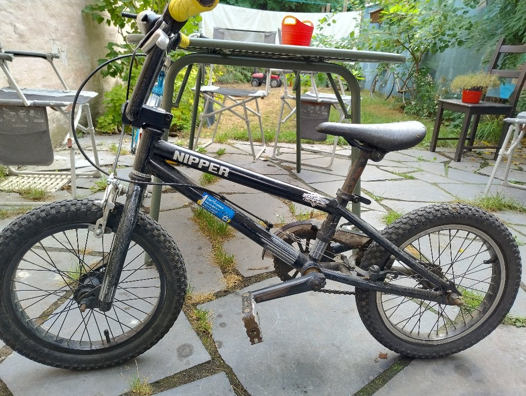 Kinderfiets bmx 16 inch, Fietsen en Brommers, Ophalen, Gebruikt, Velgrem, 16 tot 20 inch