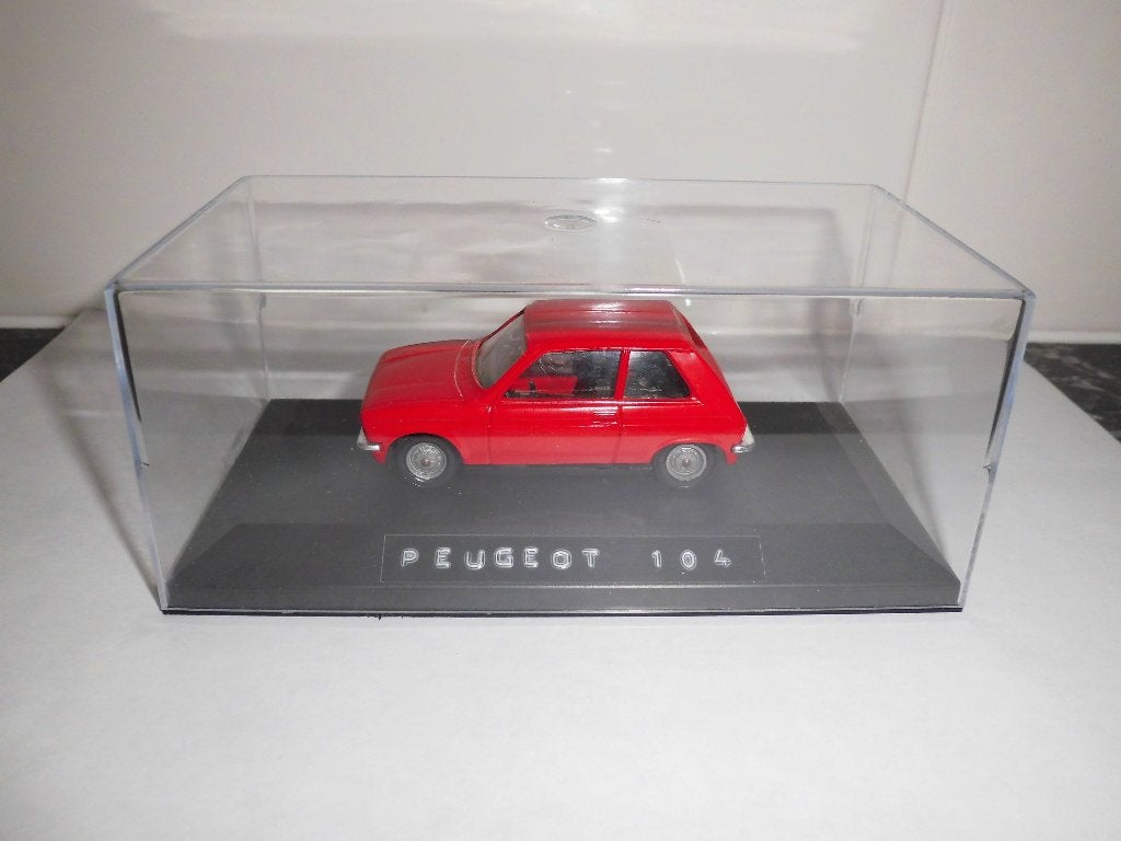 peugeot 104 schaal 1/43, Hobby en Vrije tijd, Modelauto's | 1:43, Ophalen, Zo goed als nieuw, Auto, Solido