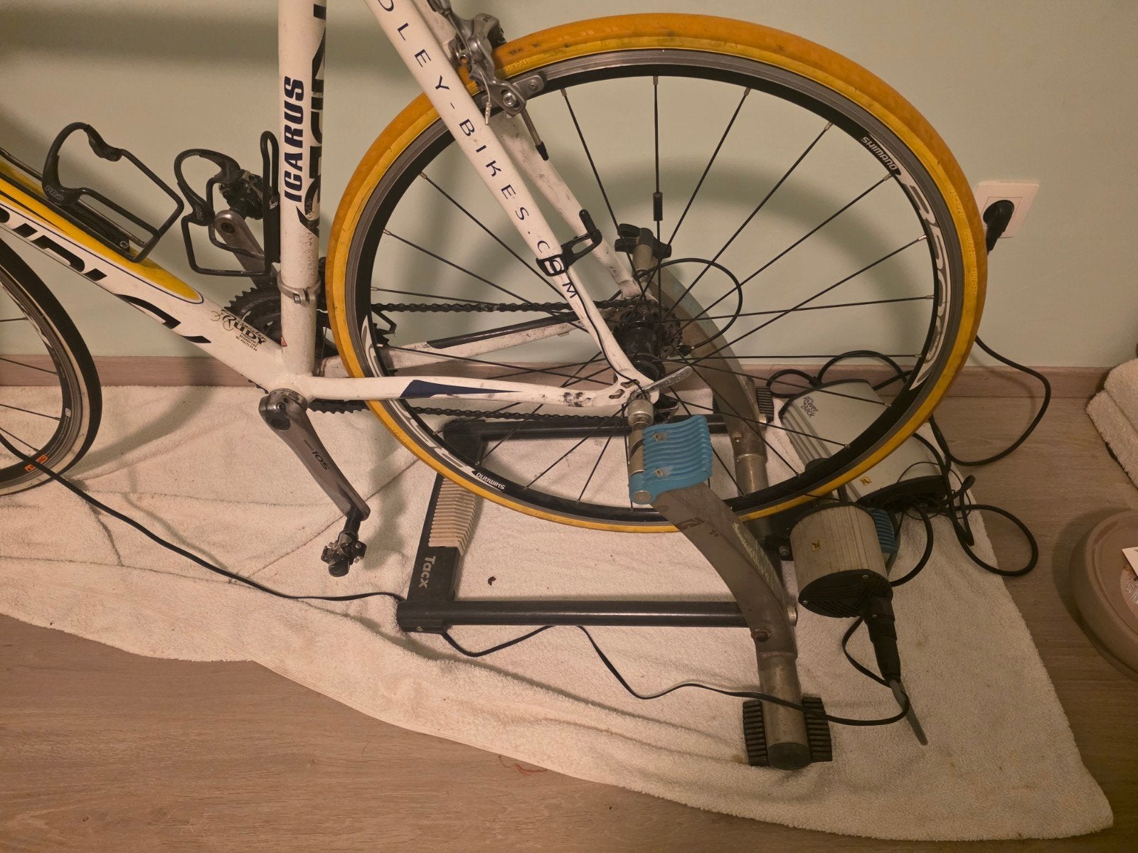 Ridley fiets maat 56 - 58 + rollen die functional zijn, 55 à 59 cm, Enlèvement ou Envoi, Frein sur jante, Ridley