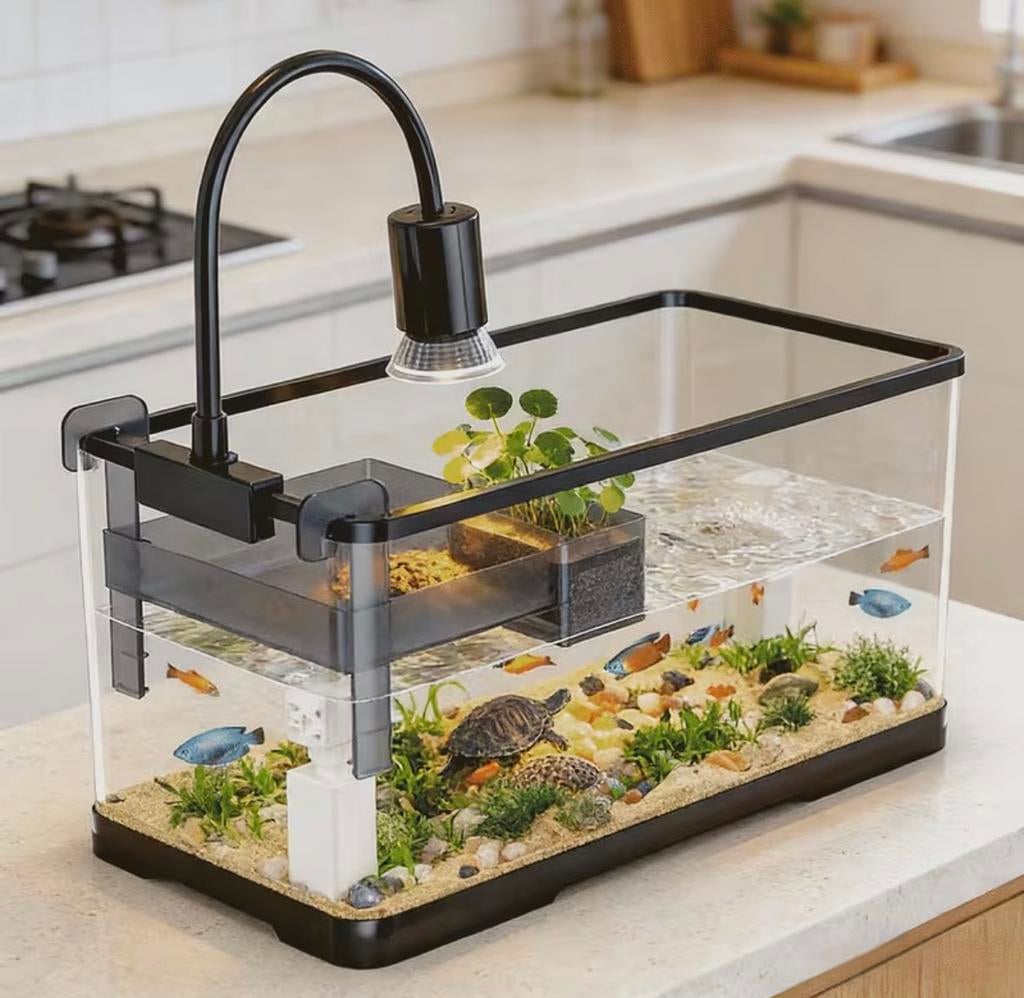 Aquarium/ schildpad bak., Dieren en Toebehoren, Ophalen, Pomp, Zo goed als nieuw