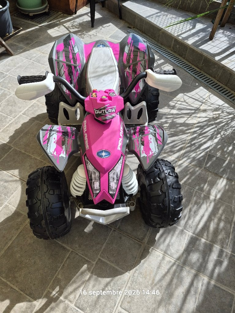 Quad peg perego, Ophalen, Gebruikt, Trapvoertuig
