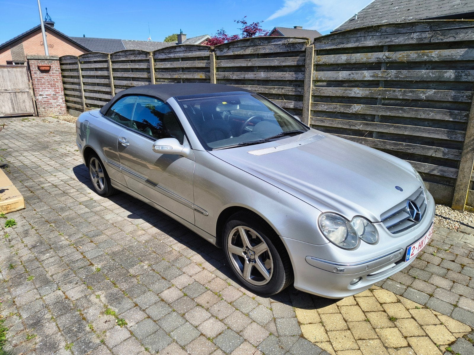 Mercedes CLK 200 cabrio, Auto's, Automaat, Cabriolet, Leder, Particulier