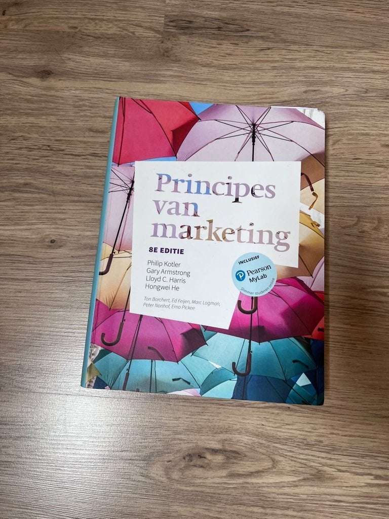 Principes van marketing 8e editie, Ophalen of Verzenden, Gelezen, Hoger Onderwijs, Gary Armstrong; Philip Kotler