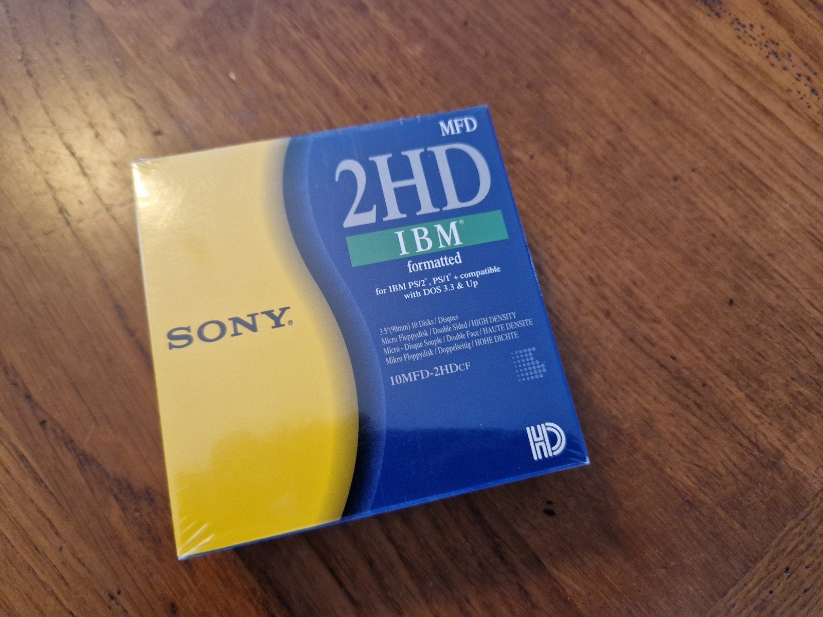 10 Disquettes sony 3 1/2 sous blister NOS, Computers en Software, Beschrijfbare discs, Ophalen of Verzenden, Zo goed als nieuw
