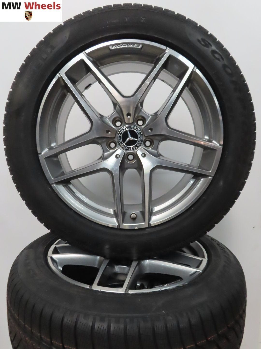 Originele Mercedes AMG 19 inch velgen GLC winterbanden nieuw, Auto-onderdelen, Banden en Velgen, 19 inch, Gebruikt, -, -