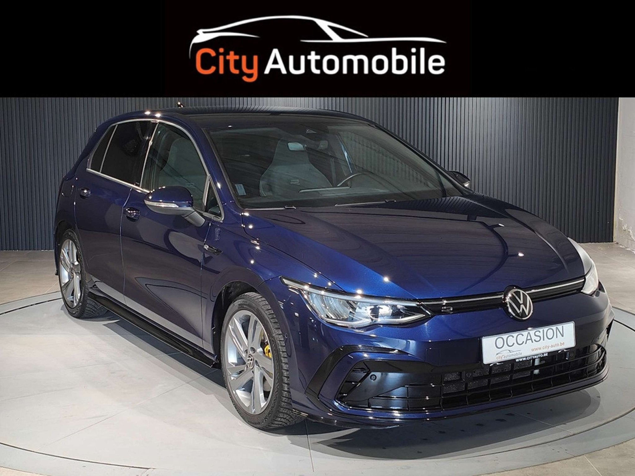 Volkswagen Golf 1.5 TSI R-LINE CARPLAY GPS BLUETOOTH PHARES, Auto's, Stof, Euro 6, 4 cilinders, Blauw