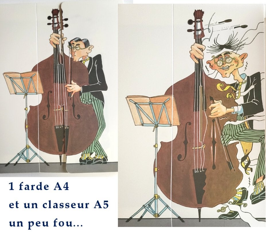 1 farde A4 et un classeur A5, Muziek en Instrumenten, Overige Muziek en Instrumenten, Ophalen, Gebruikt