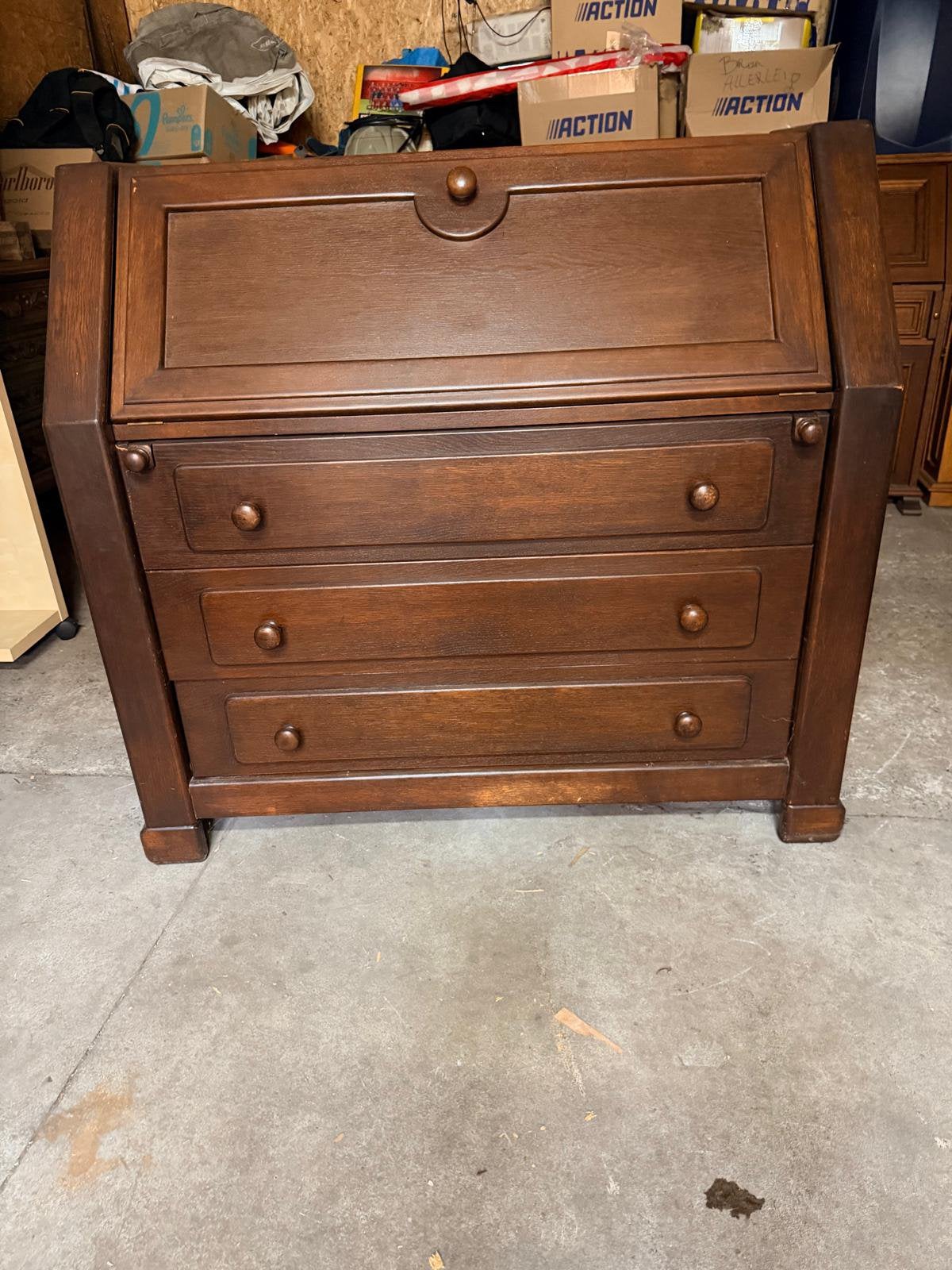 Antieke secretaire, Huis en Inrichting, Ophalen, Gebruikt