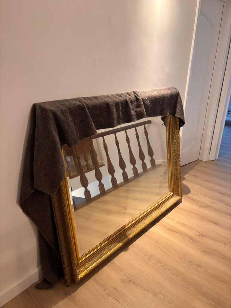 Gouden spiegel in top conditie, Ophalen