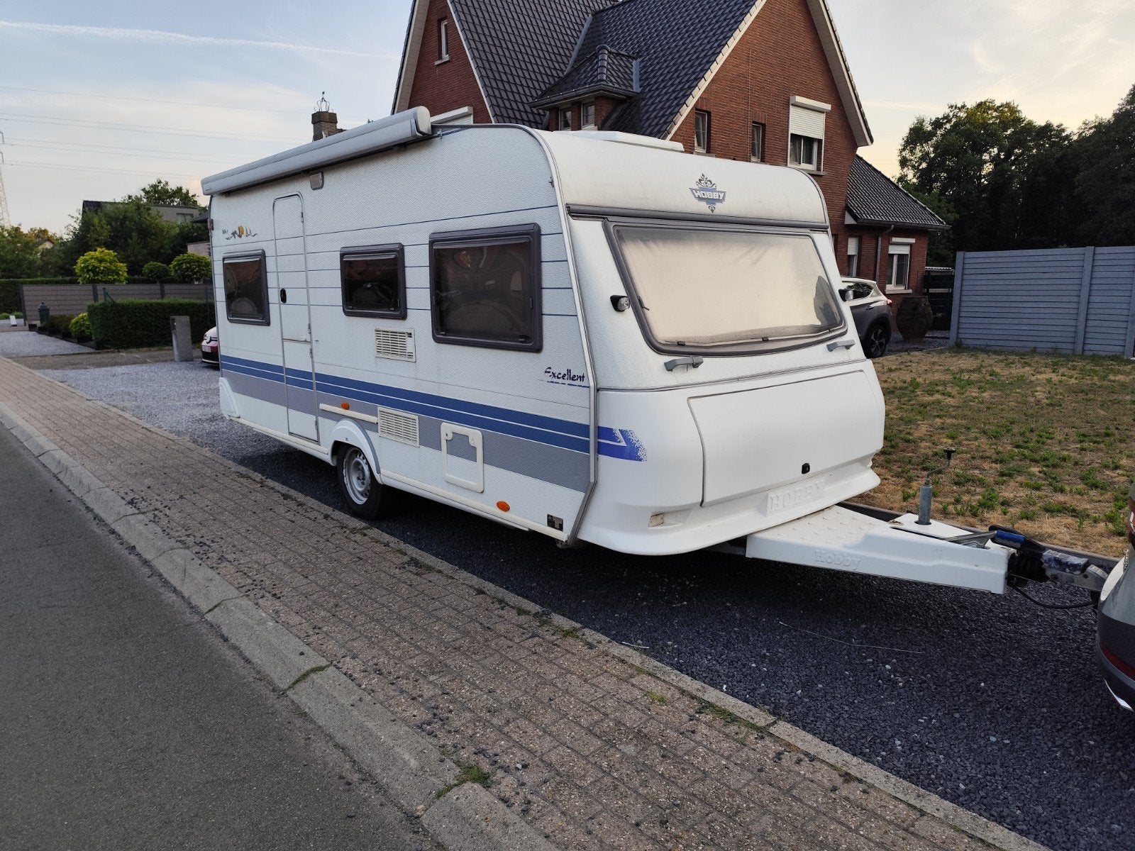 Hobby excellent caravan, Caravans en Kamperen, Standaardzit, Hobby, Particulier, Luifel