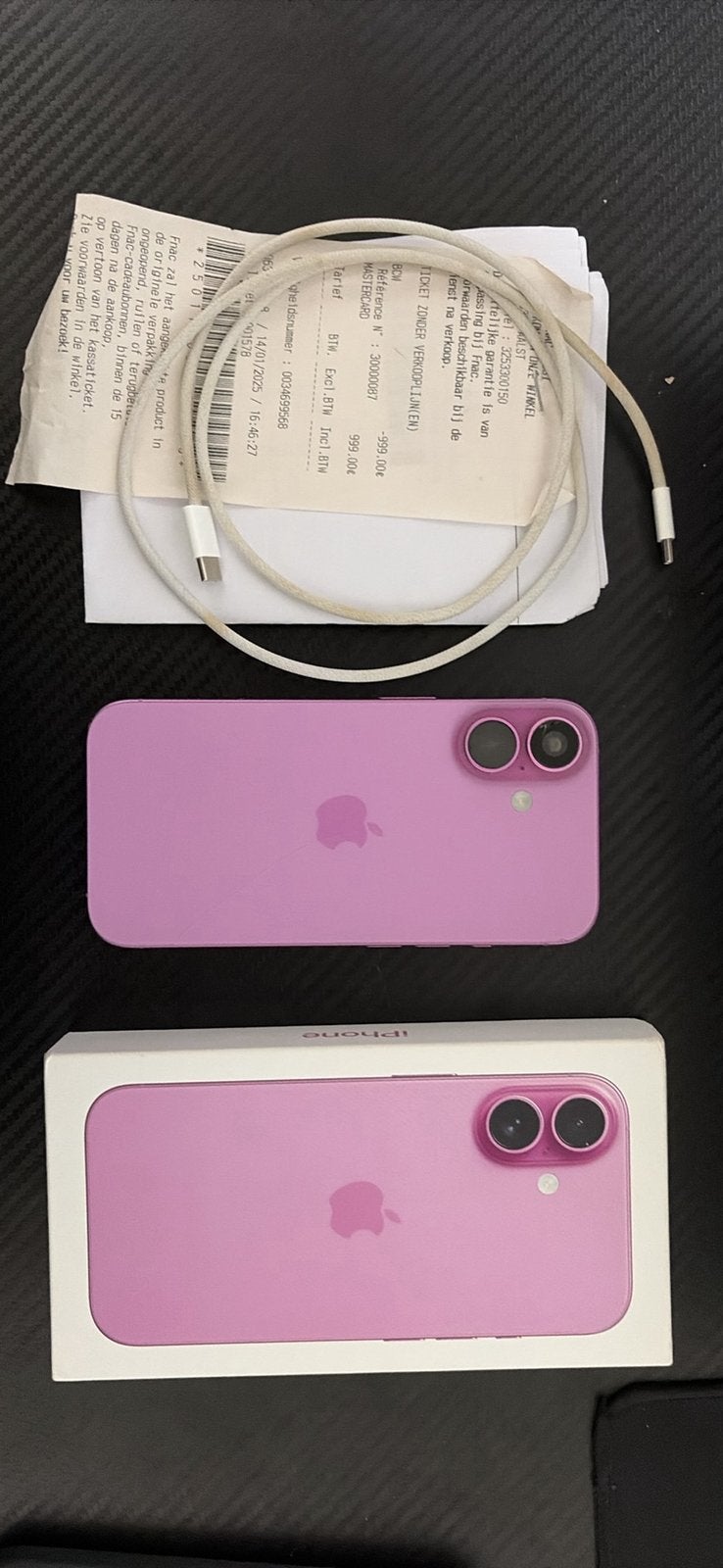 Iphone 16 rose 256gb, Enlèvement, Comme neuf