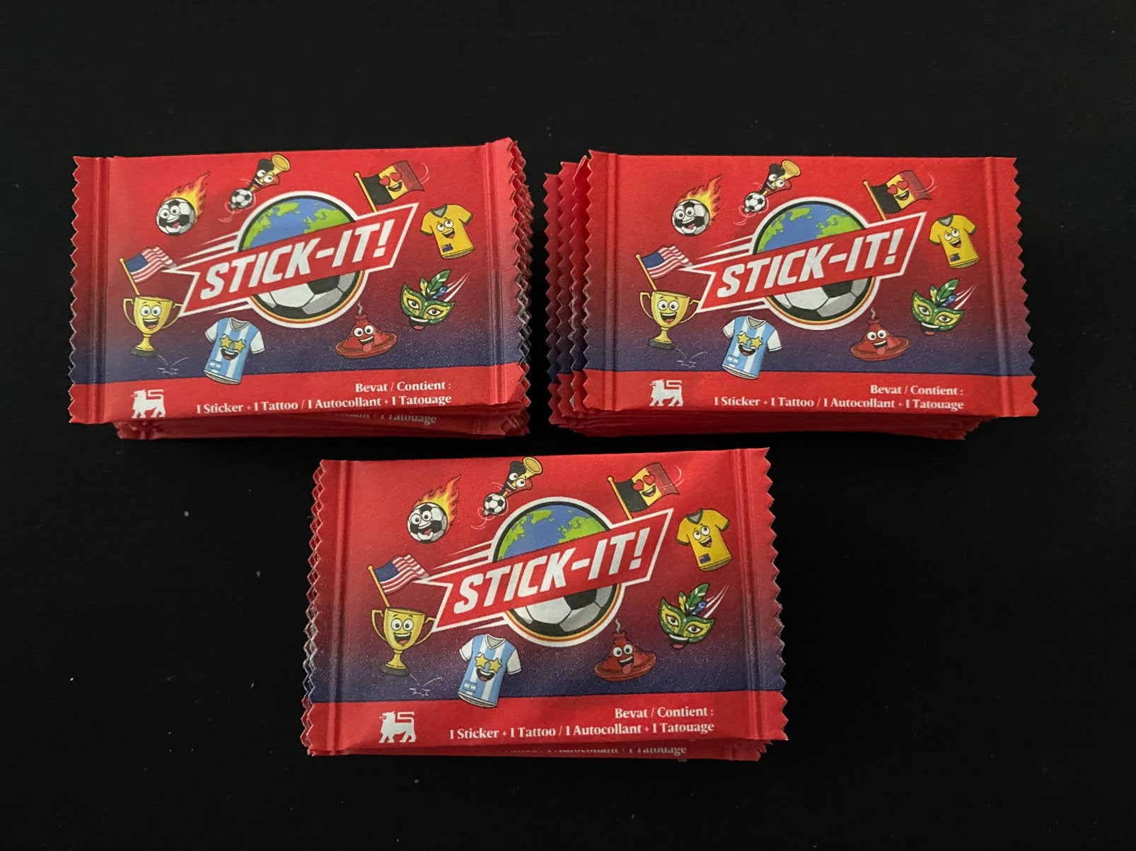 58 autocollants Delhaize STICK-IT, Collections, Actions de supermarché, Autres supermarchés, Enlèvement ou Envoi