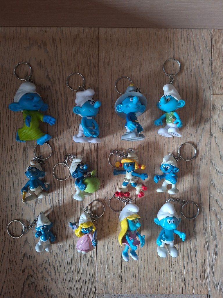 Smurfen sleutelhangers, Collections, Schtroumpfs, Enlèvement ou Envoi
