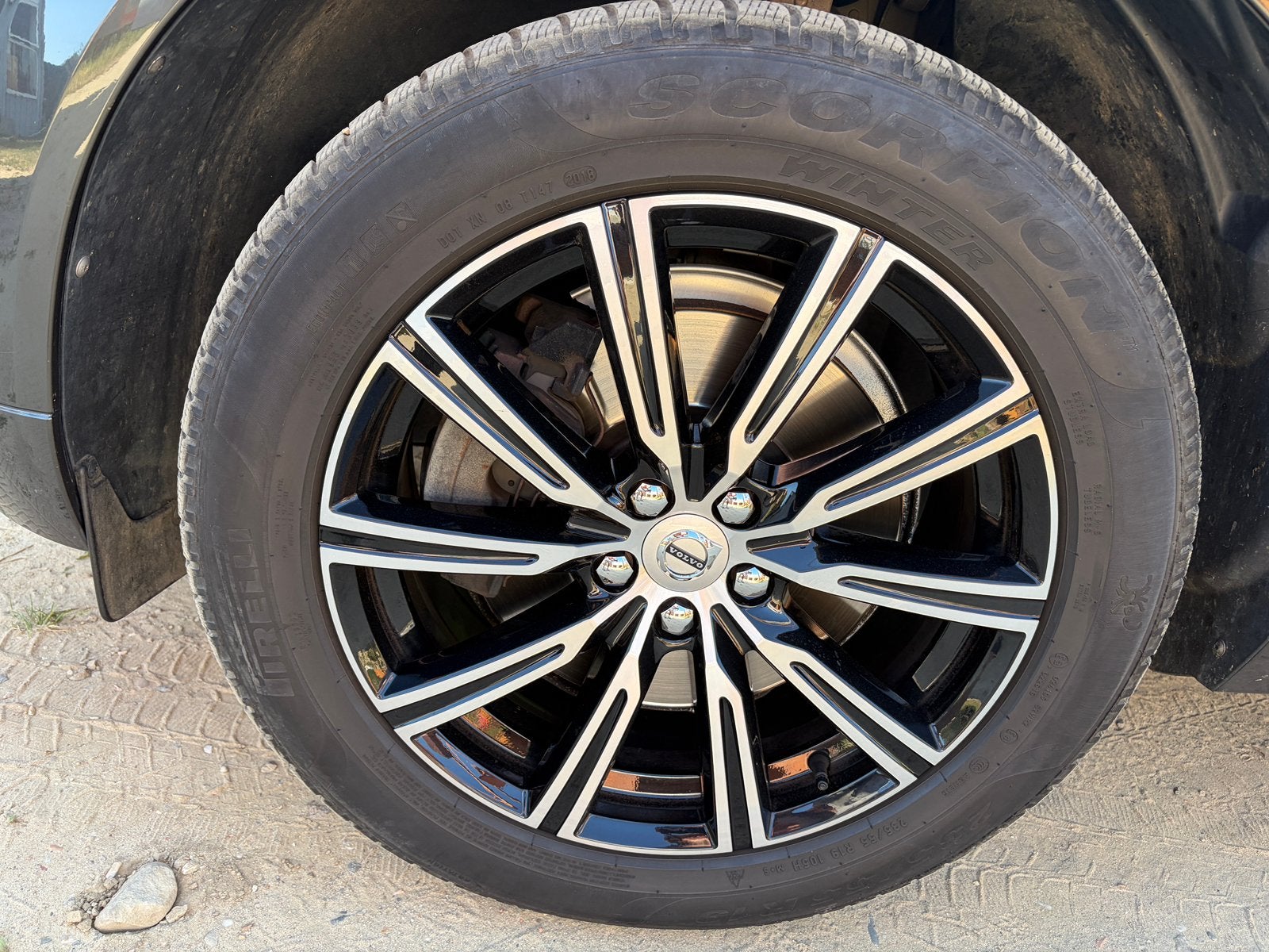 Winterbanden set Volvo XC60 19 inch, Auto-onderdelen, Banden en Velgen, Ophalen, Winterbanden, Velg(en)