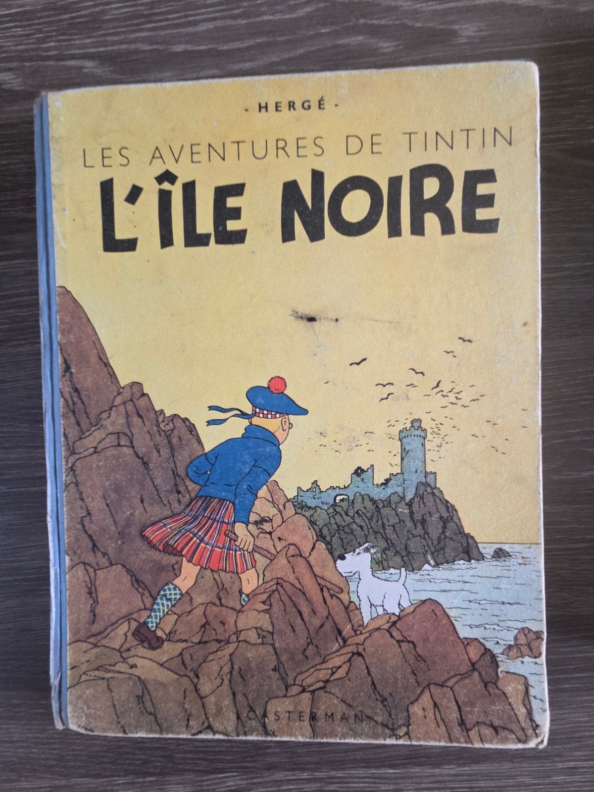 Tintin Strip L'Ile Noire 1943, Livres, Hergé (George Rémi), Une BD, Enlèvement, Utilisé