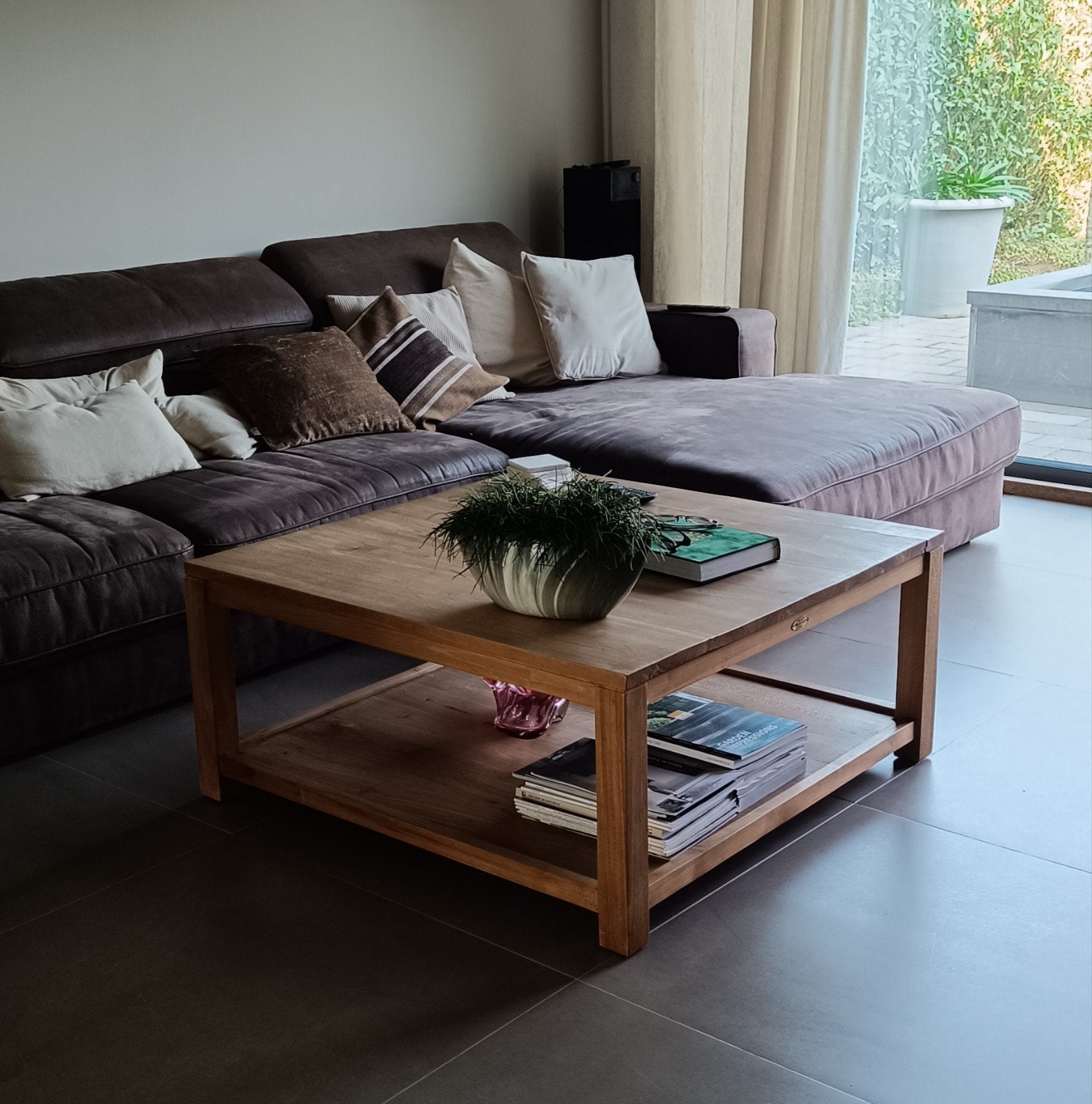 salontafel, Ophalen