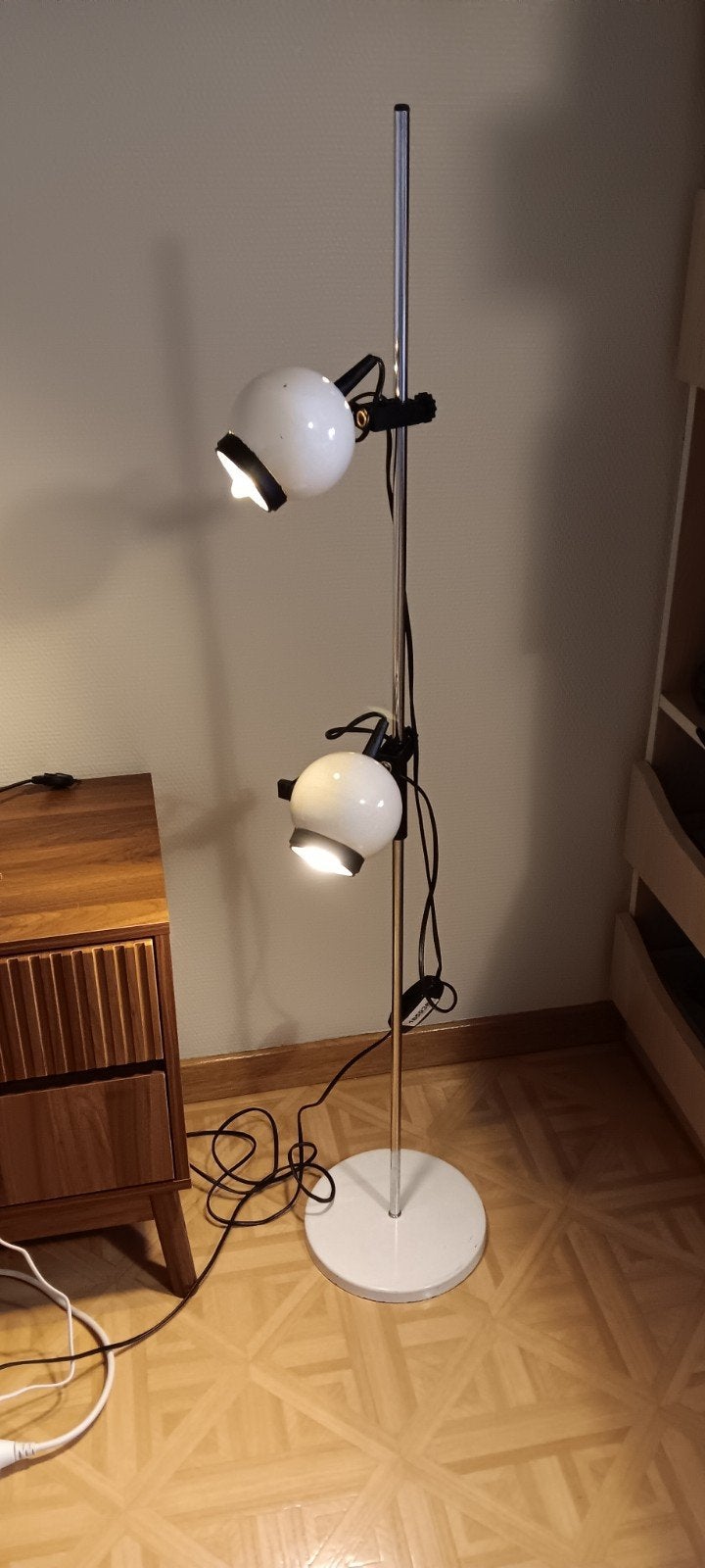 Leuke jaren 70 eye ball lamp, Ophalen
