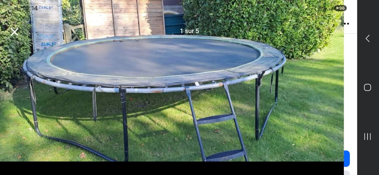 Trampoline EXIT 3m66 en bon état, Enfants & Bébés, Jouets | Extérieur | Trampolines