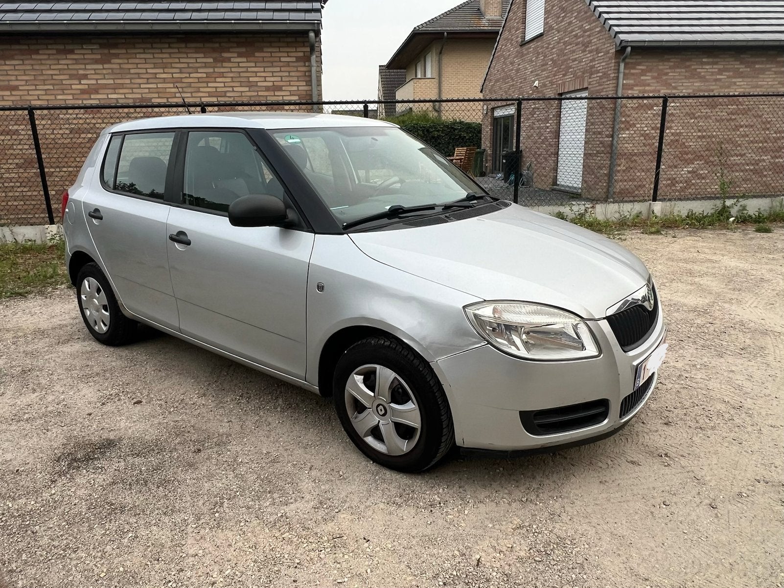 Skoda Fabia 2009 Benzine Airco, Wit, Bedrijf, 5 zetels, 5 deurs