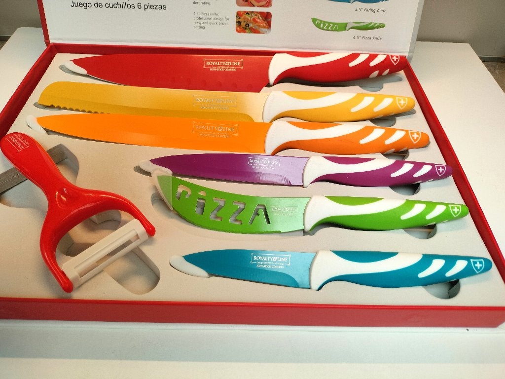 keukenmessen set, Huis en Inrichting, Keuken | Bestek, Ophalen, Nieuw, Royalty Line, Keukenmes