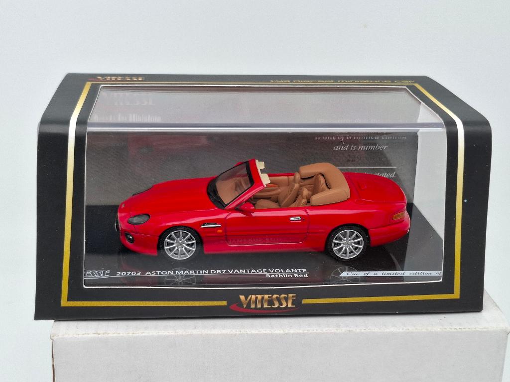 Aston Martin DB7 Vantage Volante - Vitesse 1/43, Envoi, Comme neuf, Voiture, Autres marques