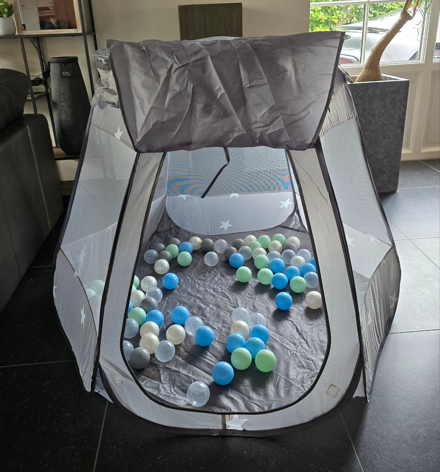 Pop up ballenbad speeltent met sterren en ballen, Kinderen en Baby's, Speelgoed | Speeltenten, Ophalen