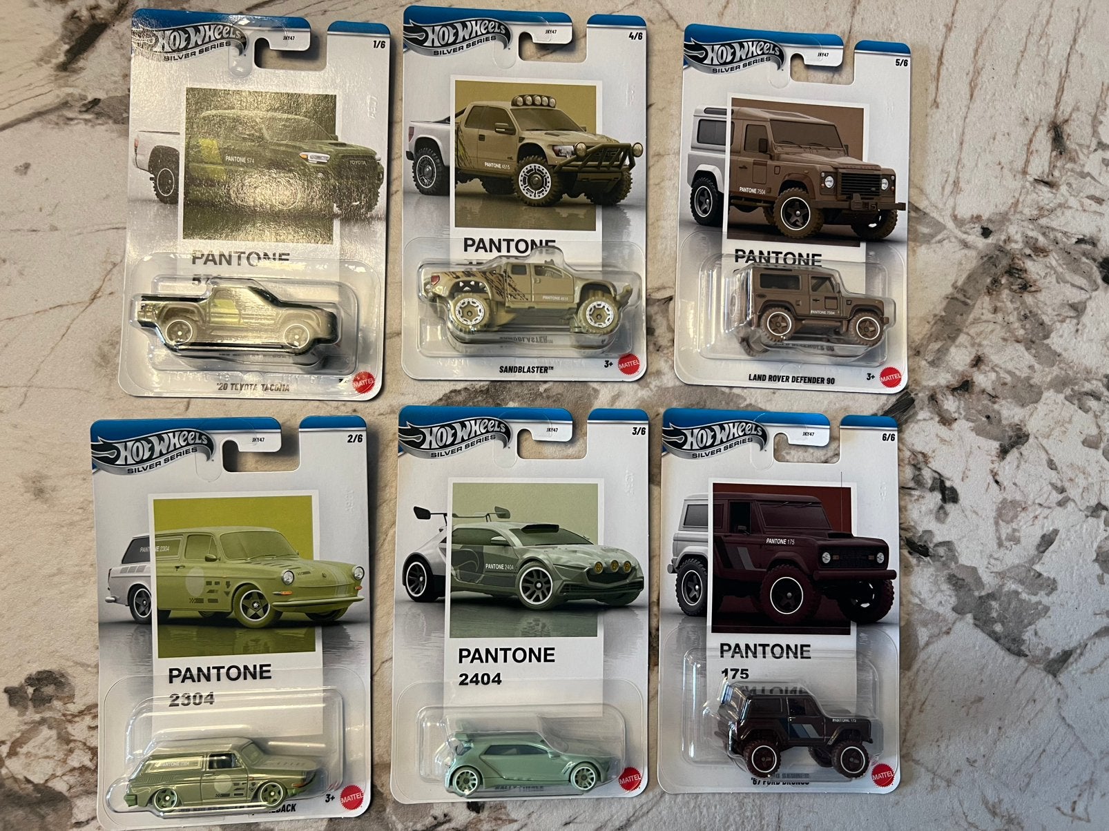 Hot wheels pantone set, Ophalen of Verzenden, Zo goed als nieuw