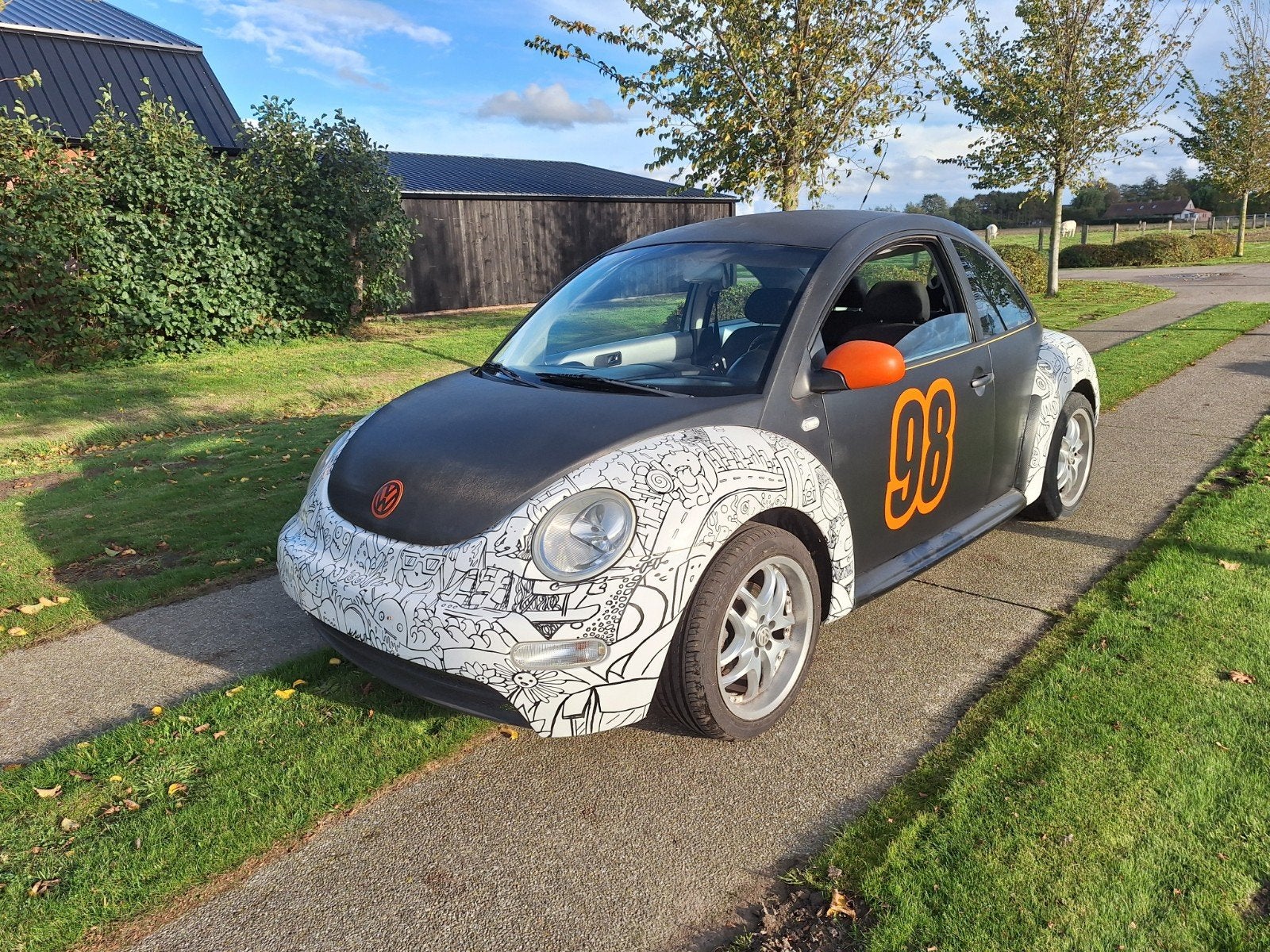 Volkswagen Beetel 1.4cc benzine, Beetle (Kever), Handgeschakeld, Particulier, 2 deurs