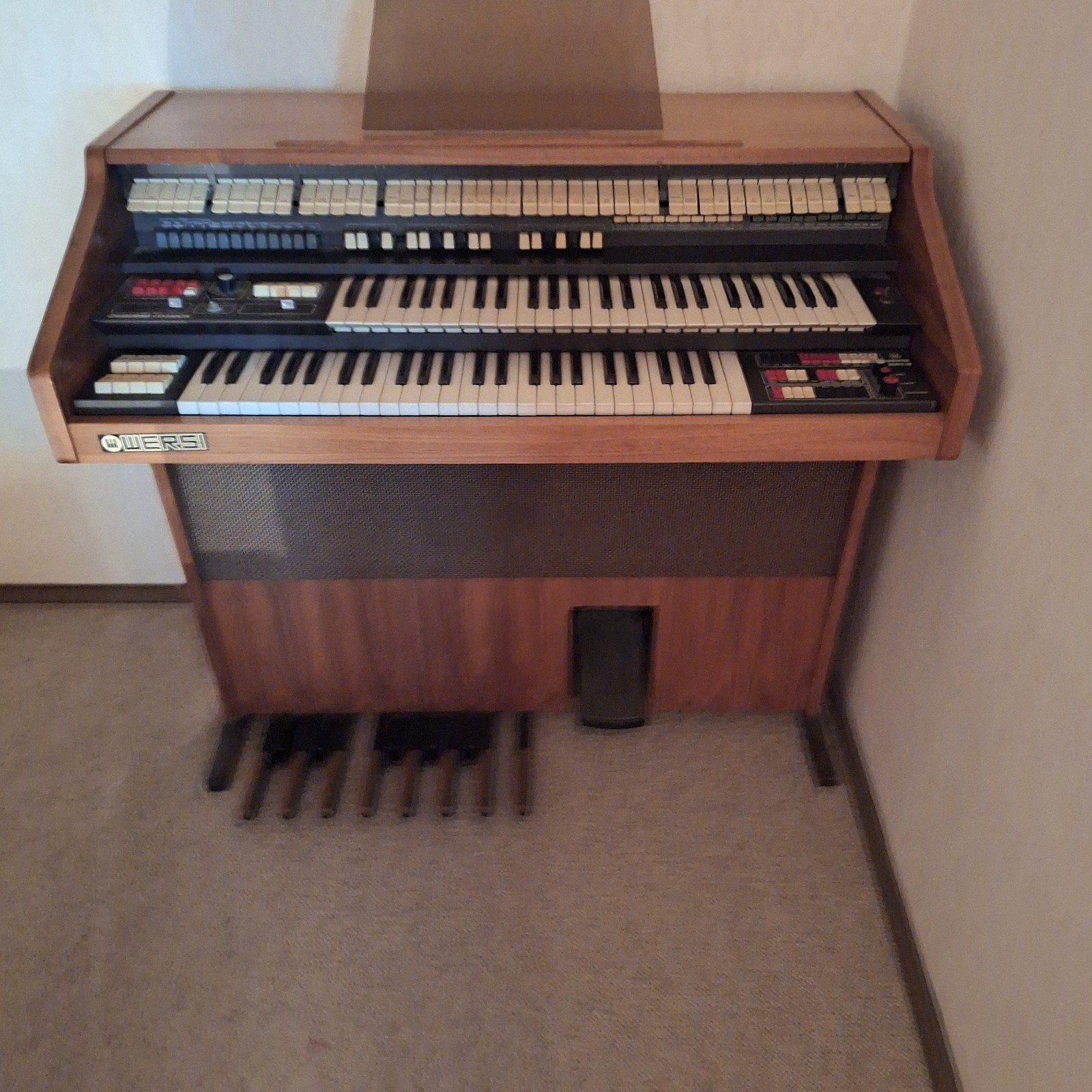 Wersi Cosmos Orgel L: 110cm B:60cm H: 100cm., Ophalen, Gebruikt, 2 klavieren, Orgel