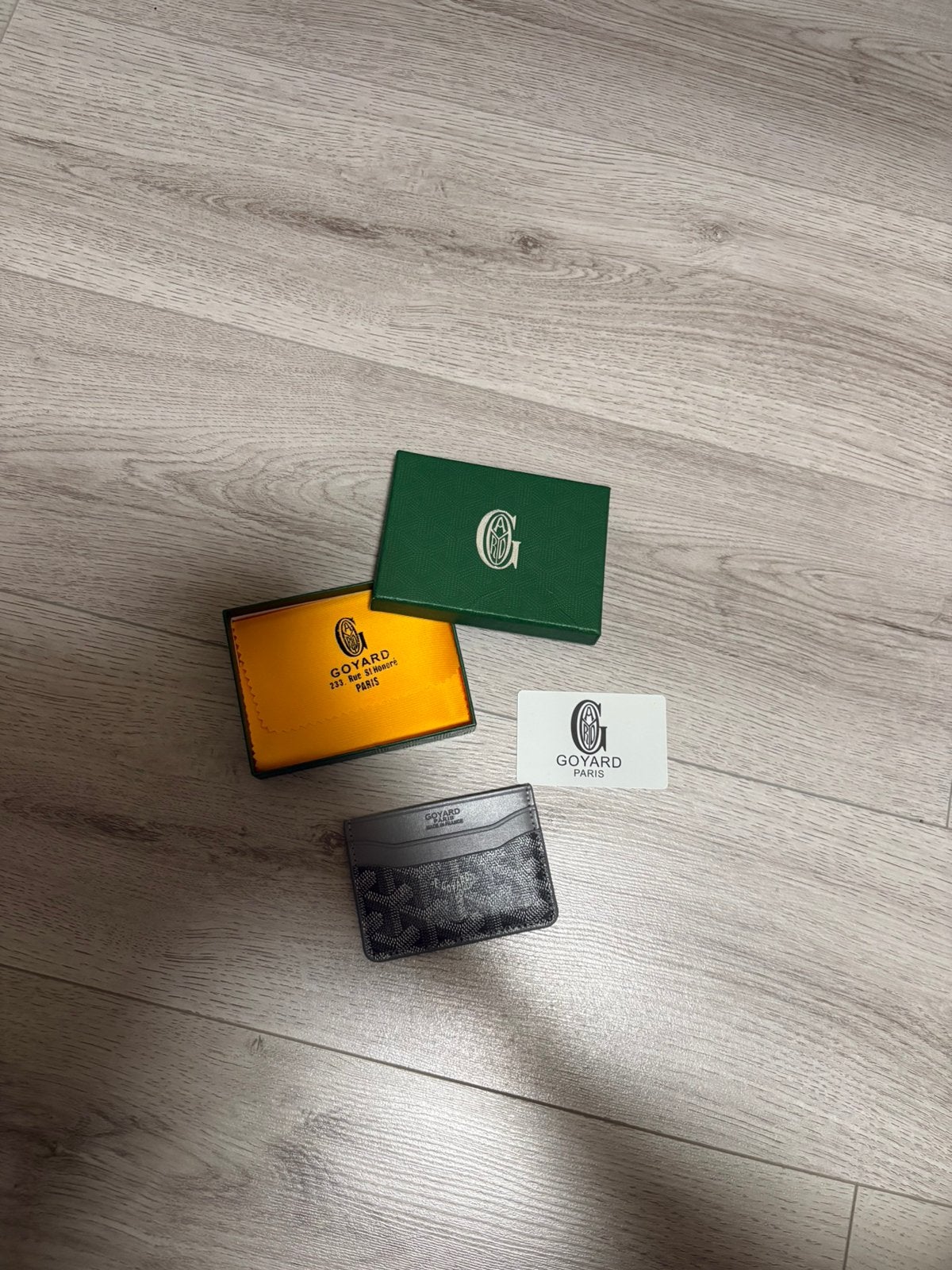 Portefeuille Goyard, Bijoux, Sacs & Beauté, Enlèvement ou Envoi, Neuf, Gris, Autres marques