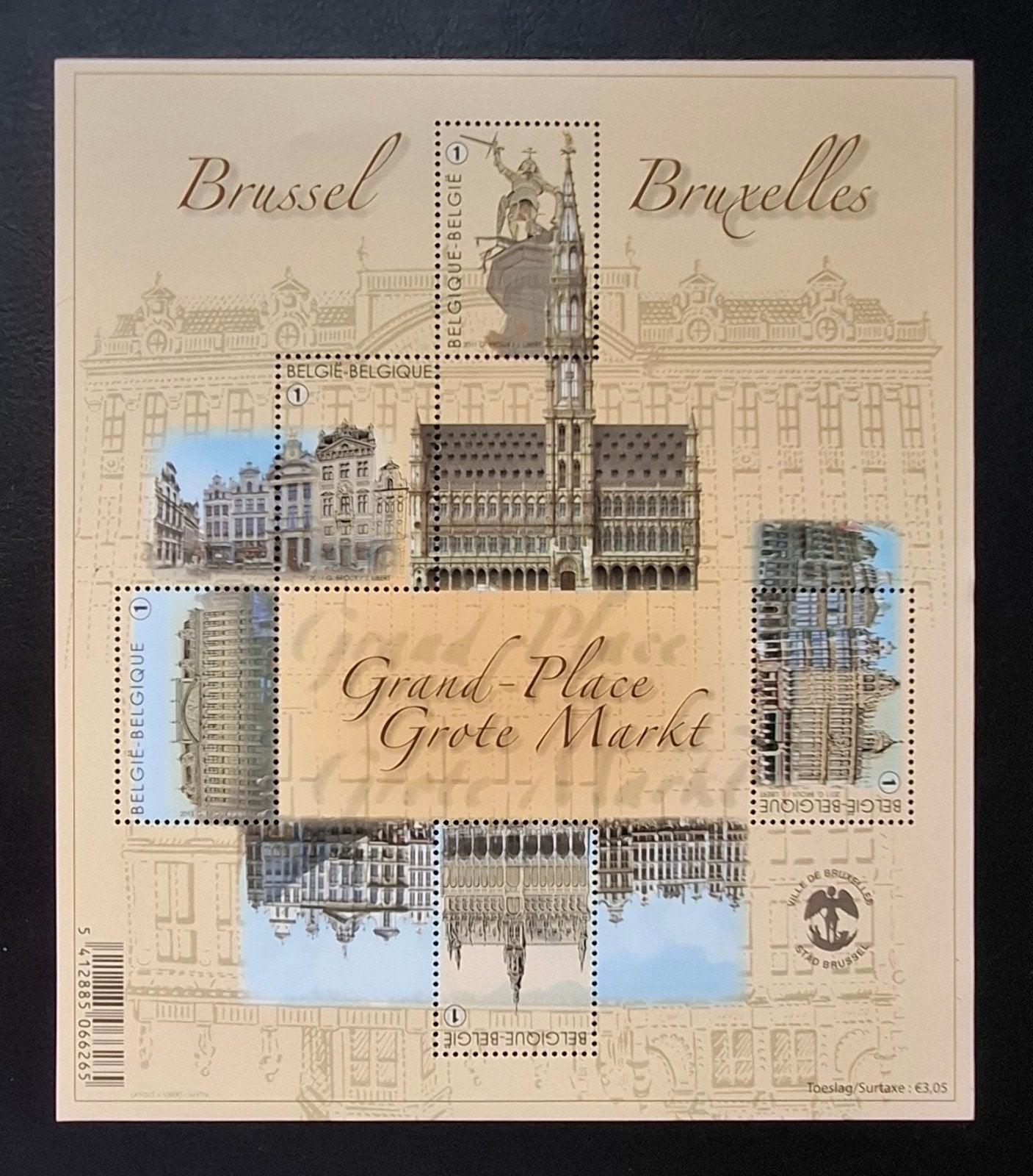 België: OBP 4175/79-BL193 ** Brussel 2011., Frankeerzegel, Ophalen of Verzenden, Zonder stempel, Postfris