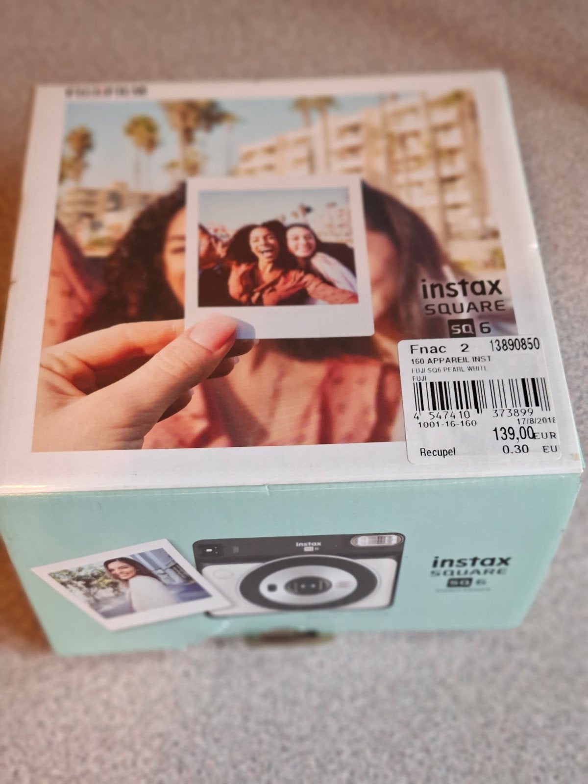 ​Fujifilm Instax SQUARE SQ6 – Pearl White, Ophalen of Verzenden, Fujifilm
