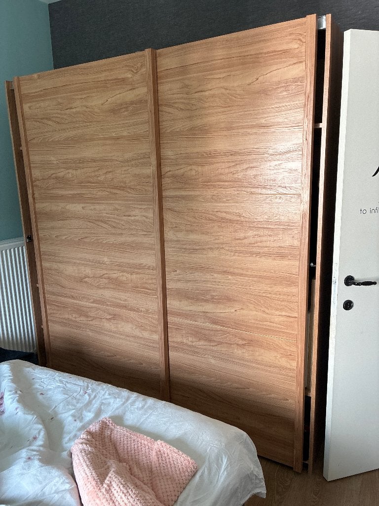 Kleerkast, Ophalen, Gebruikt, Met plank(en), 150 tot 200 cm