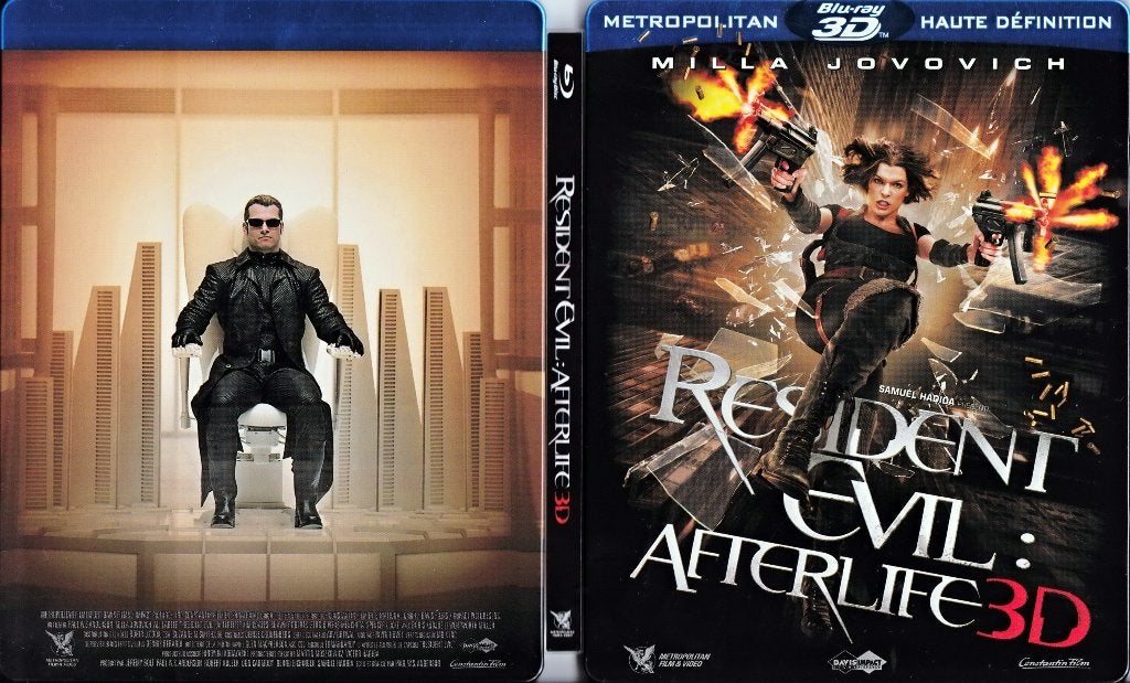 resident evil afterlife "steelbook" (blu-ray 3D & 2D) neuf, Enlèvement ou Envoi, Comme neuf, Horreur