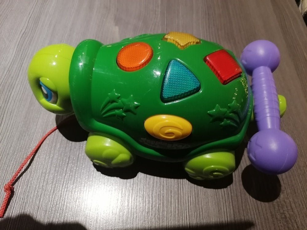 Schildpad met licht en geluid, Enfants & Bébés, Jouets | Éducatifs & Créatifs, Enlèvement, Utilisé, Découverte, Sonore