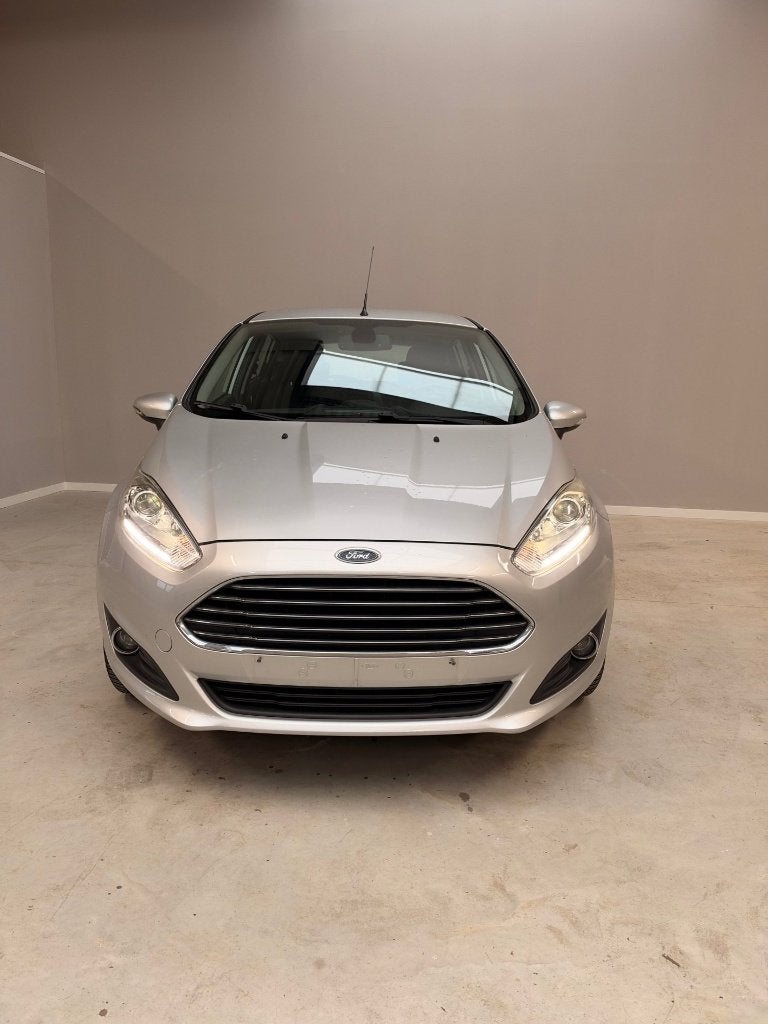 Ford Fiesta 1.0 EcoBoost Titanium Led Airco Slechts 85000km, Auto's, Voorwielaandrijving, Stof, Zwart, Bedrijf