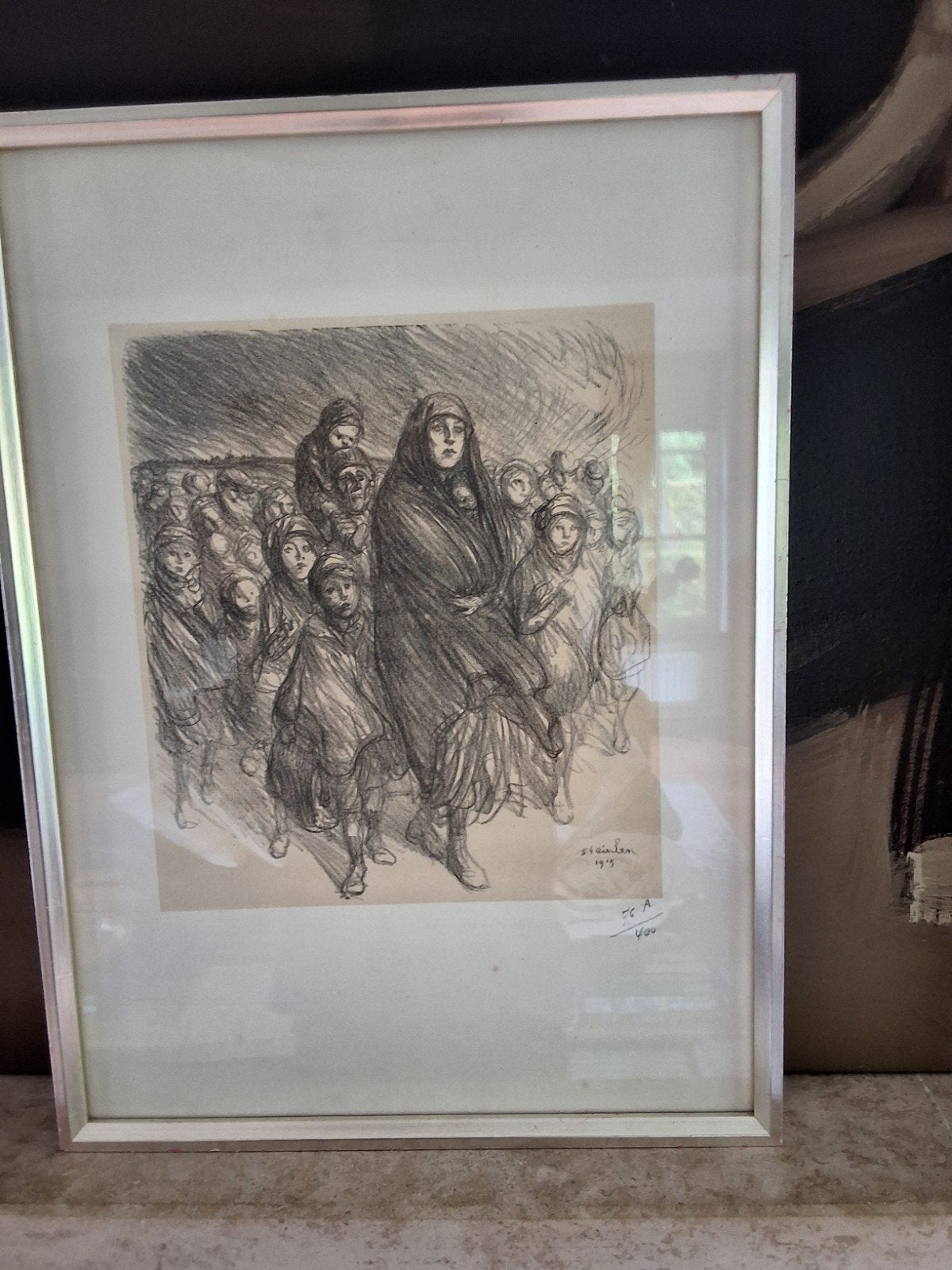 Steinlen Théophile Alexandre 1859/1923, Enlèvement ou Envoi