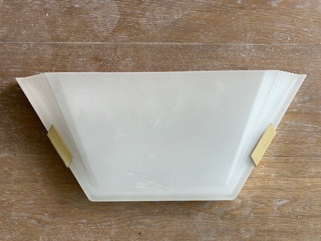 lampe murale, Enlèvement, Utilisé, Verre, Art*déco