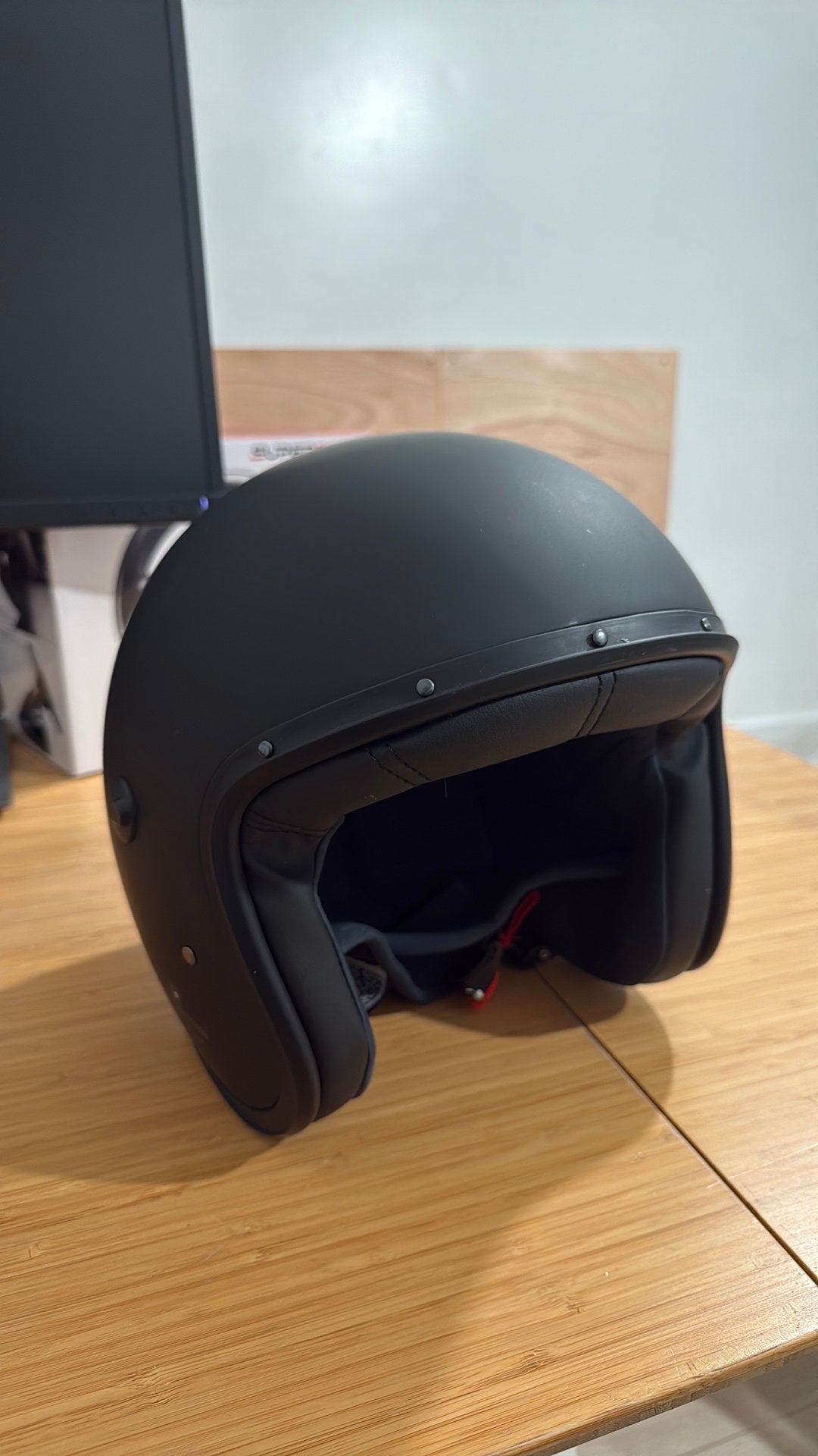 Caberg freeride retro helm mat zwart, Ophalen, M, Jethelm, Nieuw zonder kaartje