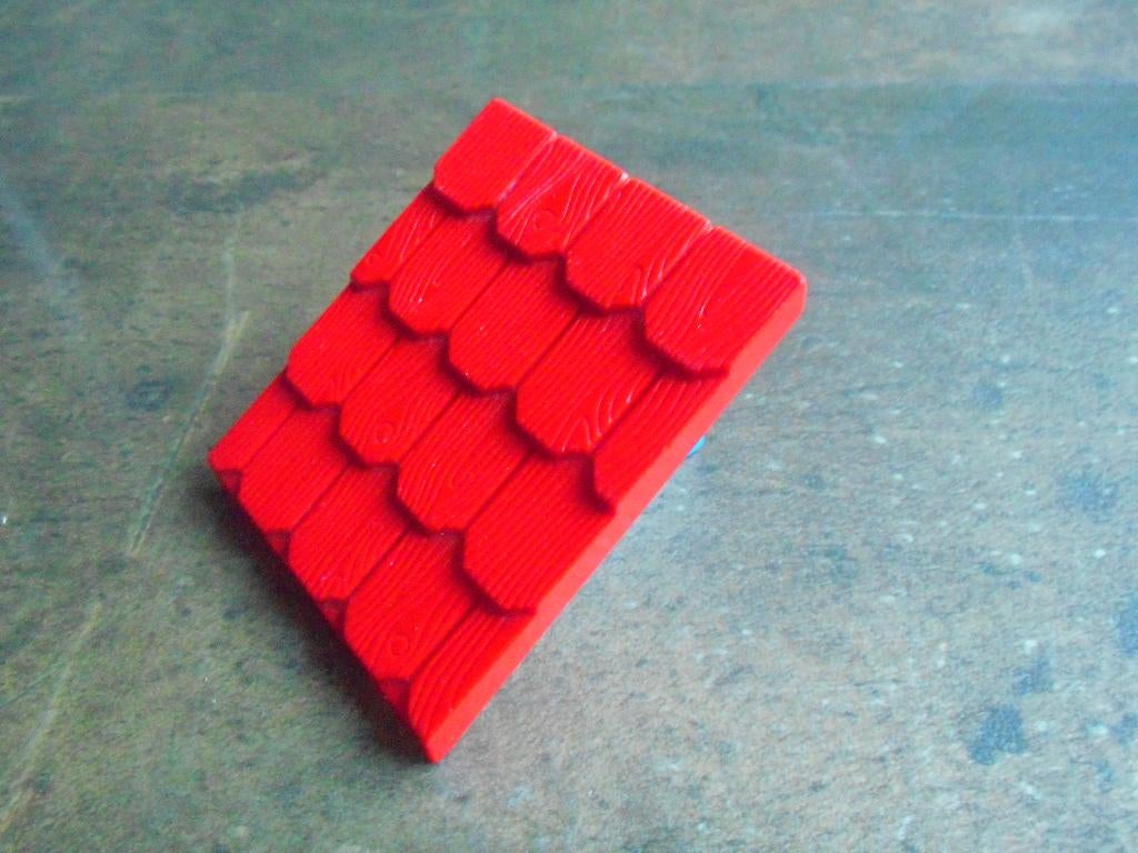 Lego Duplo Roof Sloped 30 4x4 Shingles Profile (zie foto's), Enlèvement ou Envoi, Utilisé, Briques en vrac, Duplo