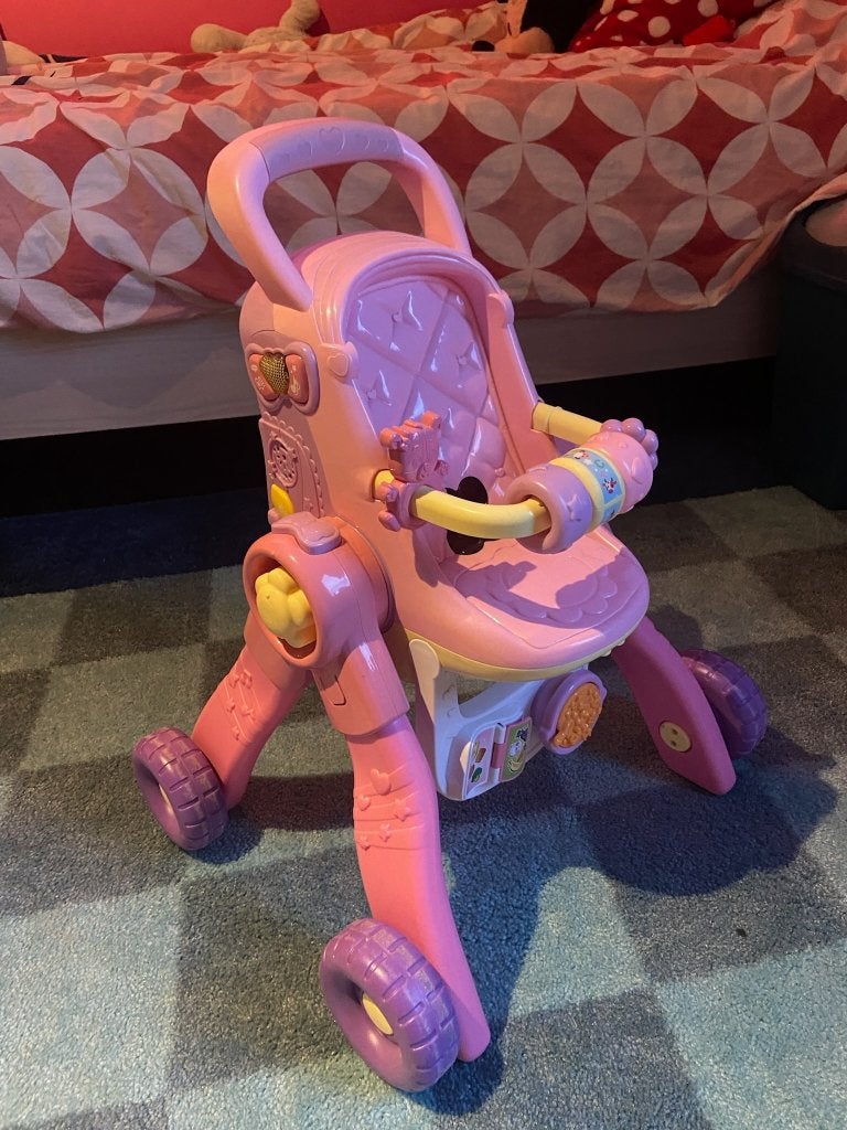 Poppenbuggy vtech, Ophalen, Gebruikt, Babypop