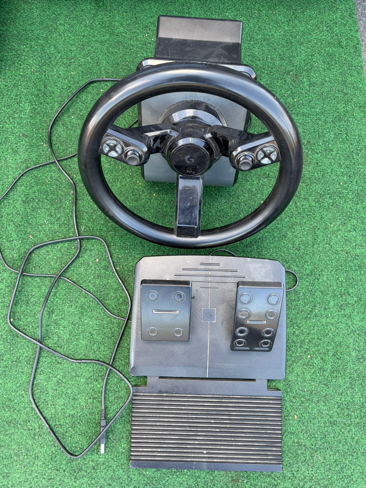 Farming simulator stuur en pedalen, Ophalen