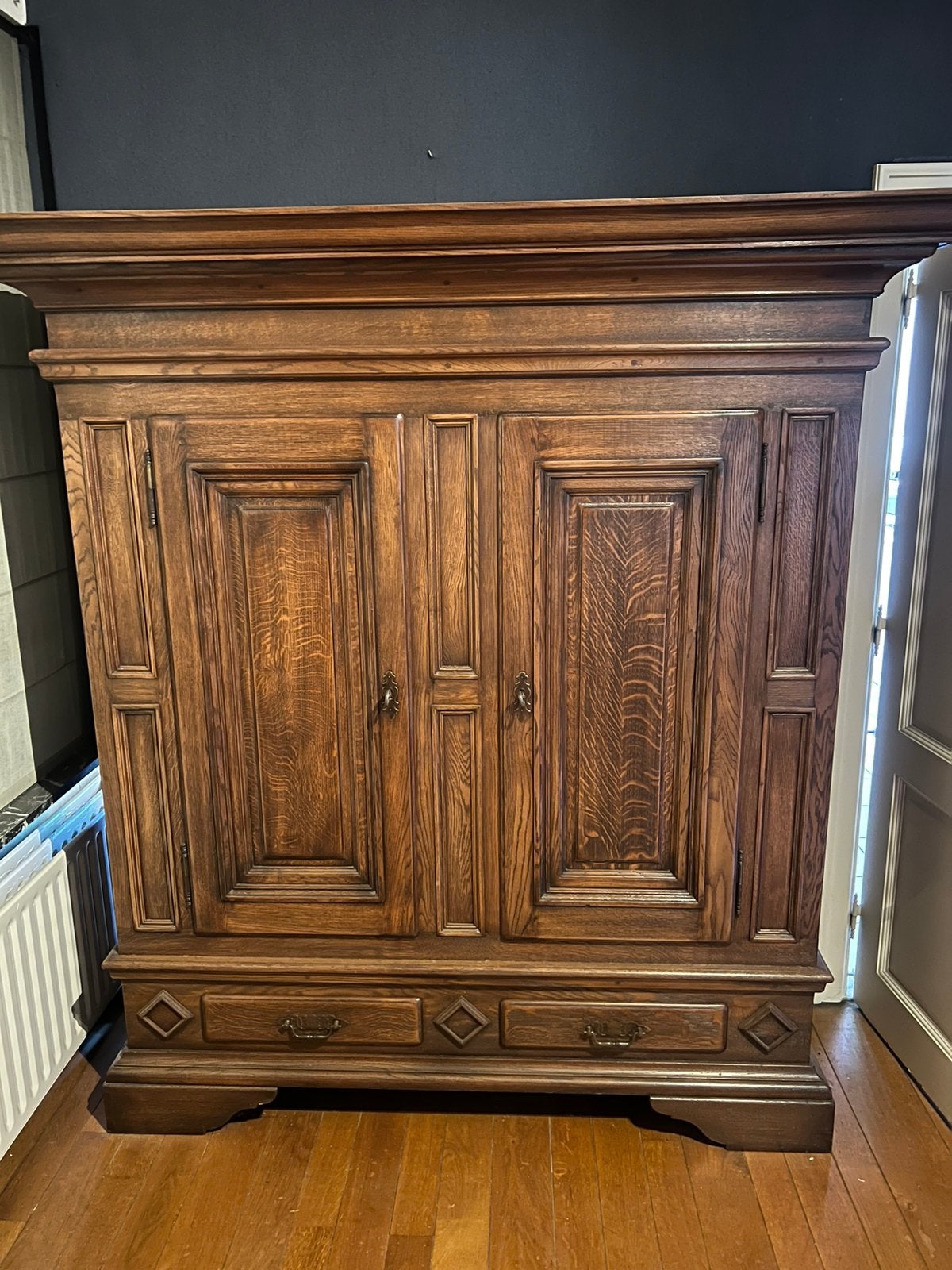Landelijke antieke kast, Antiek en Kunst, Antiek | Meubels | Kasten, Ophalen