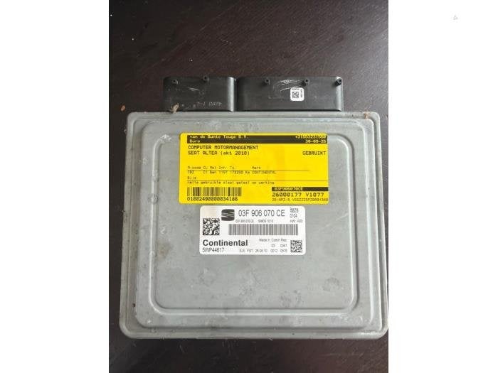 Ordinateur gestion moteur d'un Seat Altea, -, 3 mois de garantie, Utilisé, -