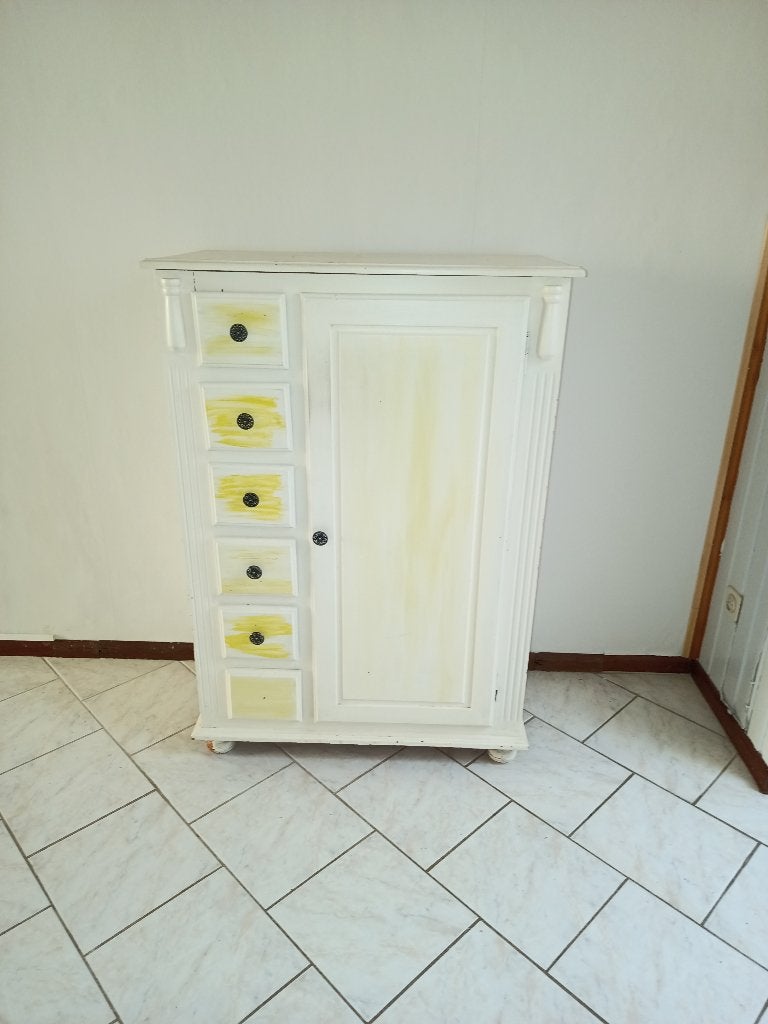 commode 44 cm  diep ; 87 cm breed ; 125 cm hoog, Ophalen, Gebruikt, 100 tot 150 cm, Met lade(s)