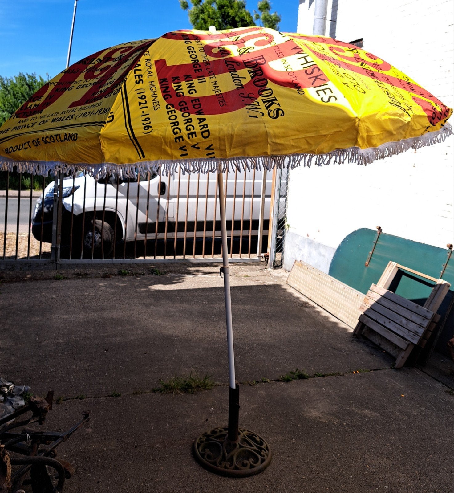 Parasol grote Parasol decoratie, Antiek en Kunst, Ophalen