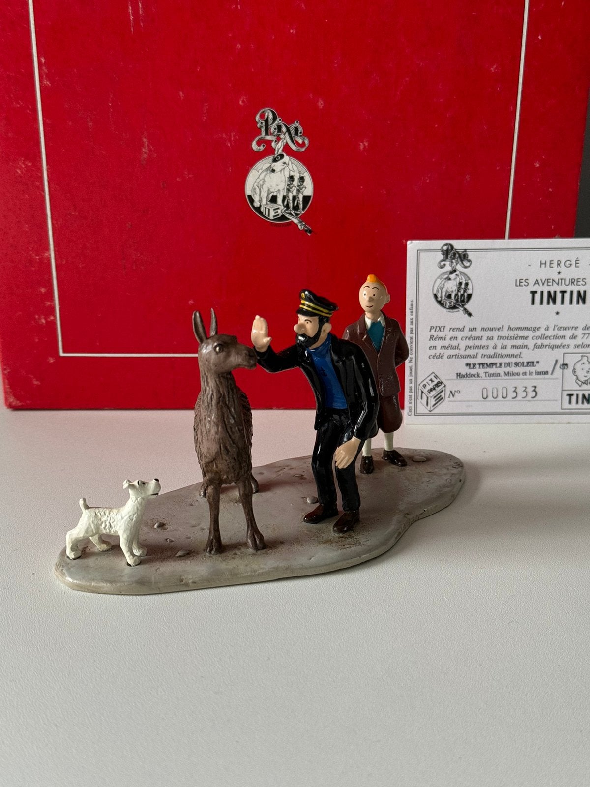 Tintin, haddock et le lama pixi, Collections, Enlèvement ou Envoi, Tintin, Comme neuf